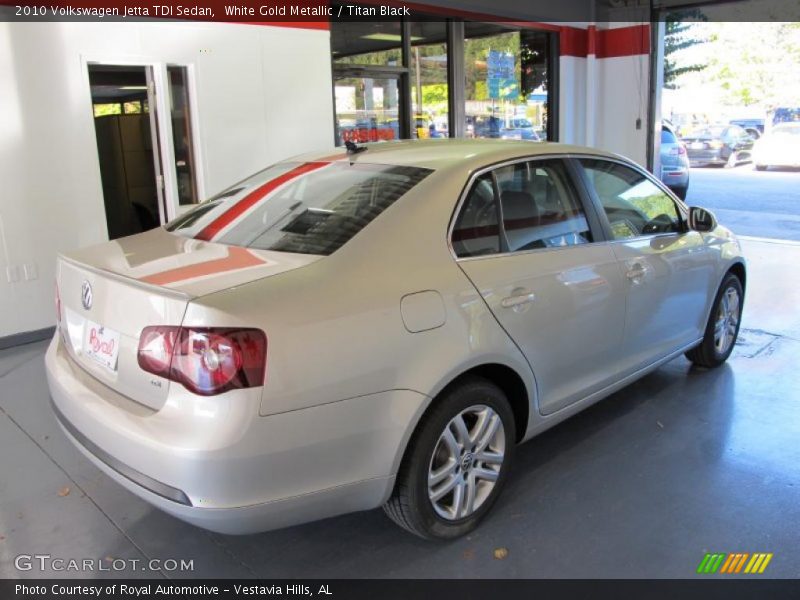 White Gold Metallic / Titan Black 2010 Volkswagen Jetta TDI Sedan