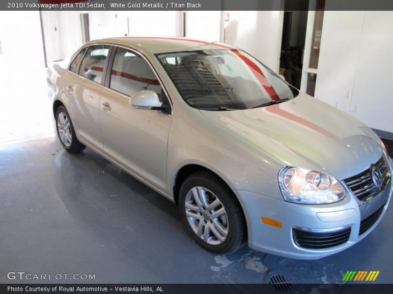 White Gold Metallic / Titan Black 2010 Volkswagen Jetta TDI Sedan