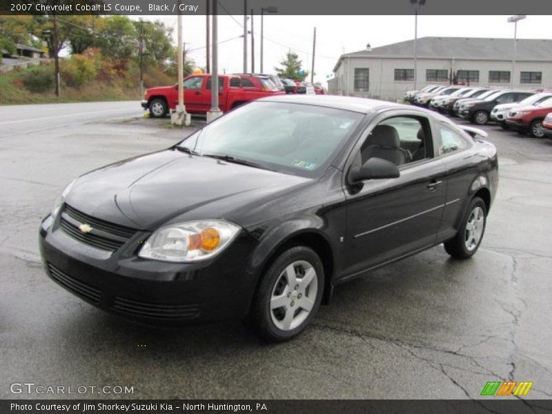 Black / Gray 2007 Chevrolet Cobalt LS Coupe