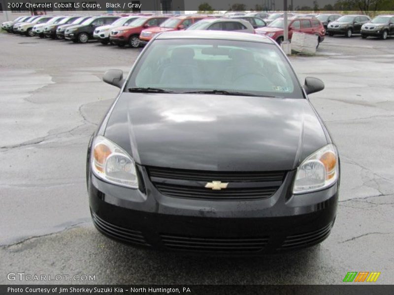 Black / Gray 2007 Chevrolet Cobalt LS Coupe