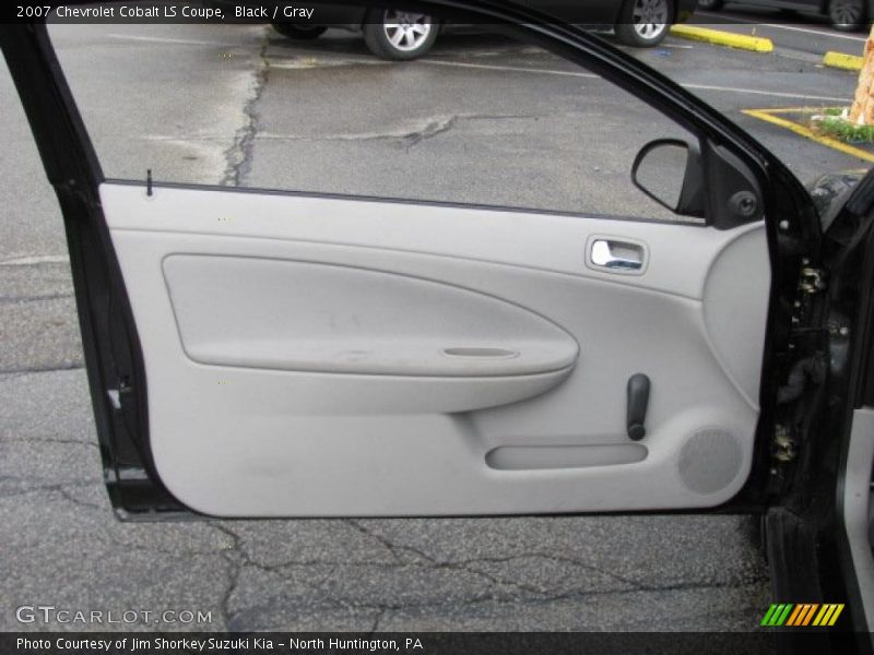 Black / Gray 2007 Chevrolet Cobalt LS Coupe