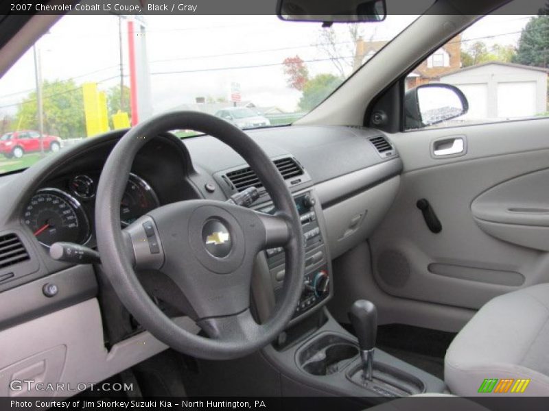 Black / Gray 2007 Chevrolet Cobalt LS Coupe