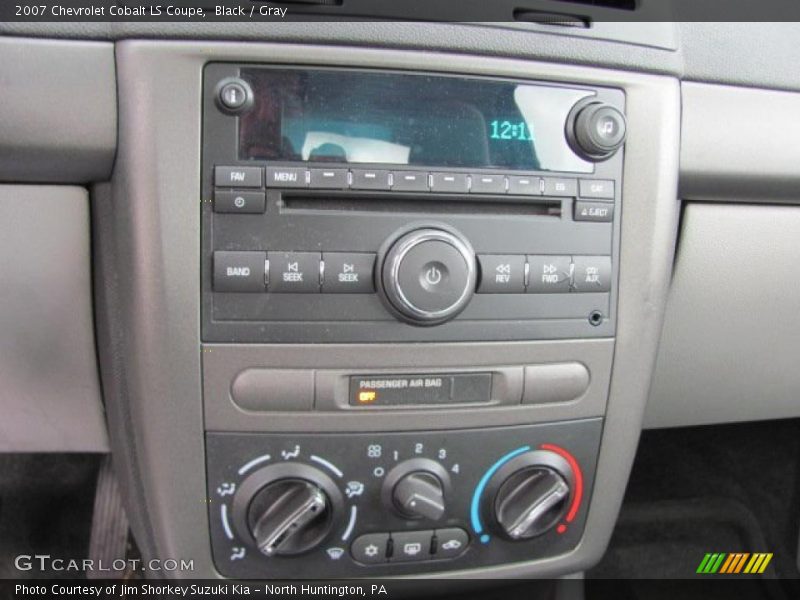 Black / Gray 2007 Chevrolet Cobalt LS Coupe