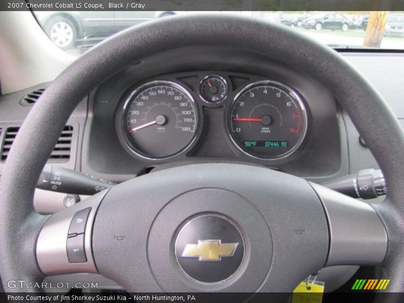 Black / Gray 2007 Chevrolet Cobalt LS Coupe