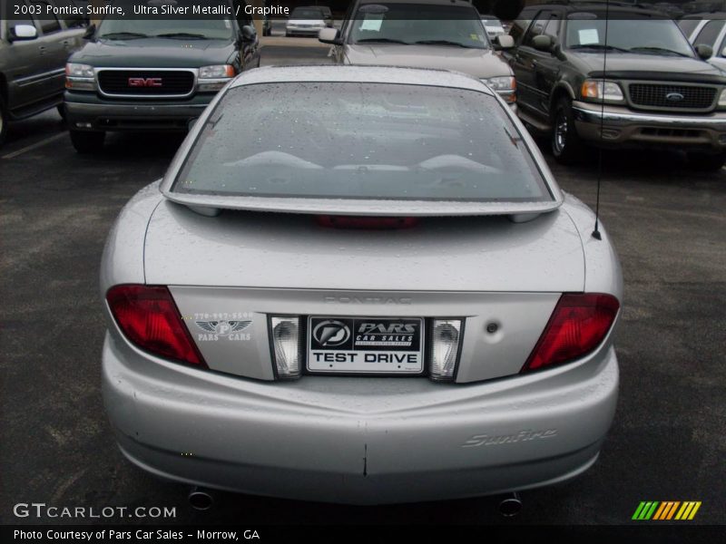 Ultra Silver Metallic / Graphite 2003 Pontiac Sunfire