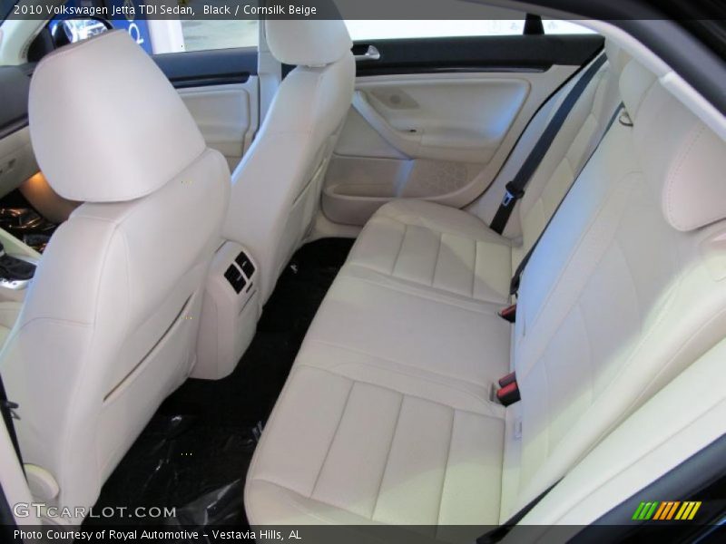 Black / Cornsilk Beige 2010 Volkswagen Jetta TDI Sedan