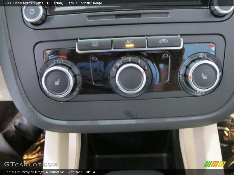 Black / Cornsilk Beige 2010 Volkswagen Jetta TDI Sedan