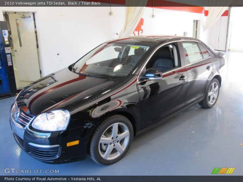 Black / Titan Black 2010 Volkswagen Jetta TDI Sedan
