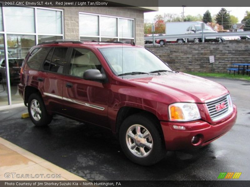 Red Jewel / Light Tan/Ebony 2007 GMC Envoy SLT 4x4