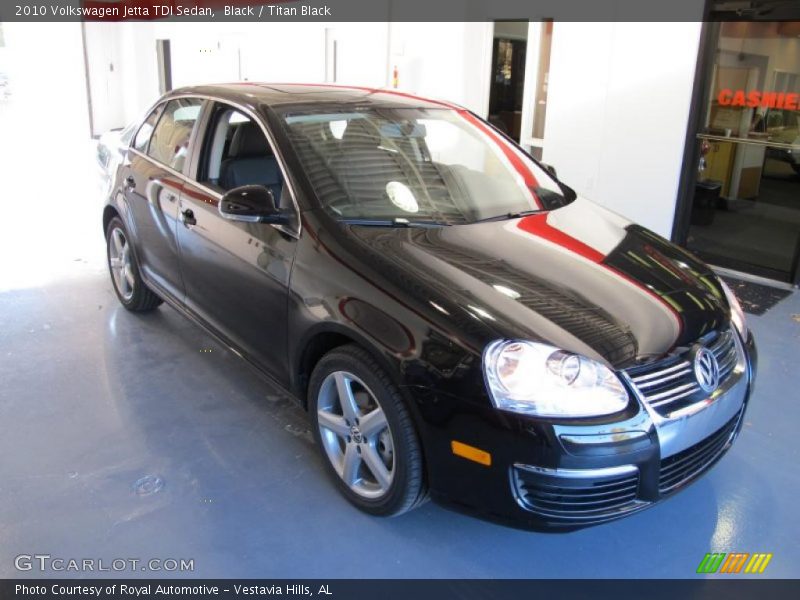 Black / Titan Black 2010 Volkswagen Jetta TDI Sedan
