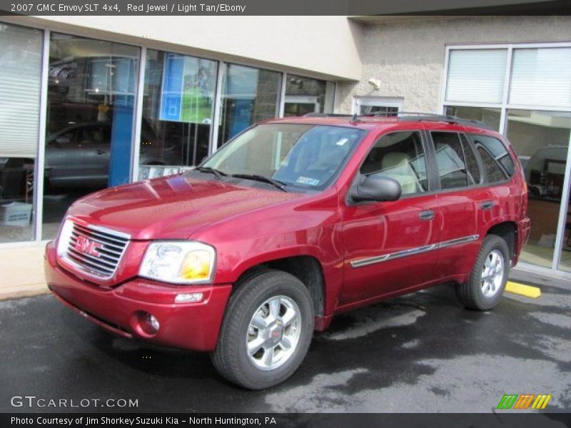 Red Jewel / Light Tan/Ebony 2007 GMC Envoy SLT 4x4