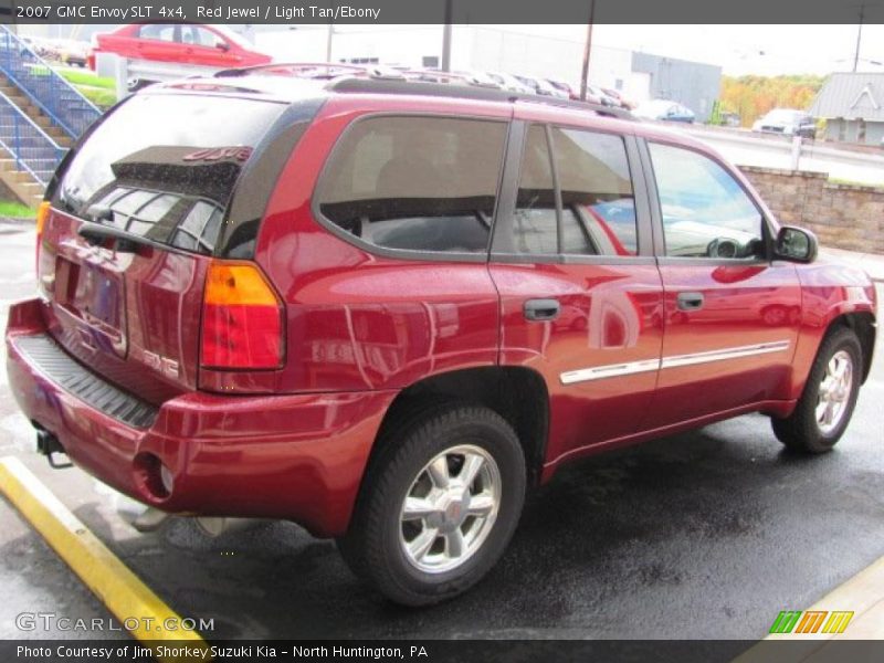 Red Jewel / Light Tan/Ebony 2007 GMC Envoy SLT 4x4