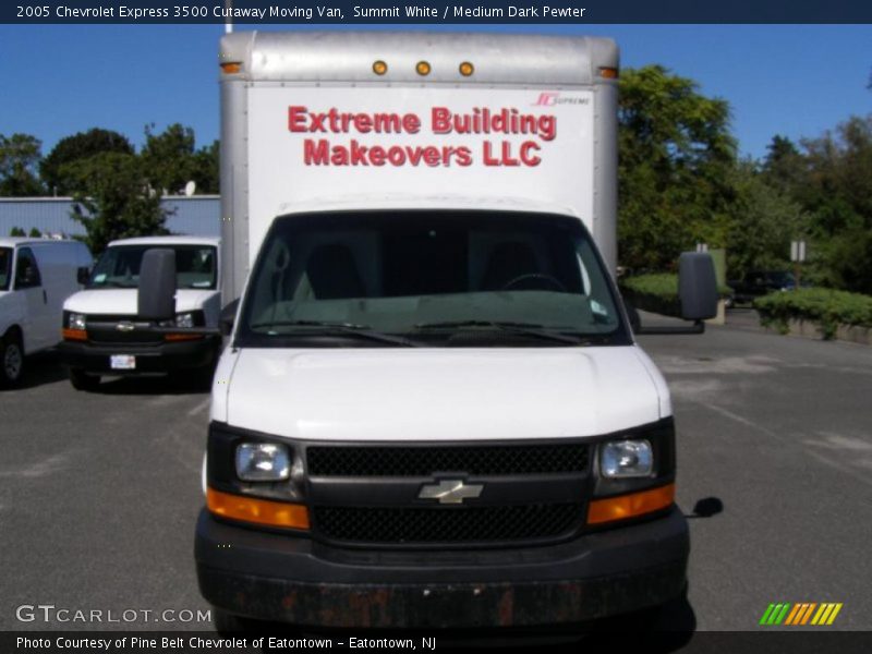 Summit White / Medium Dark Pewter 2005 Chevrolet Express 3500 Cutaway Moving Van