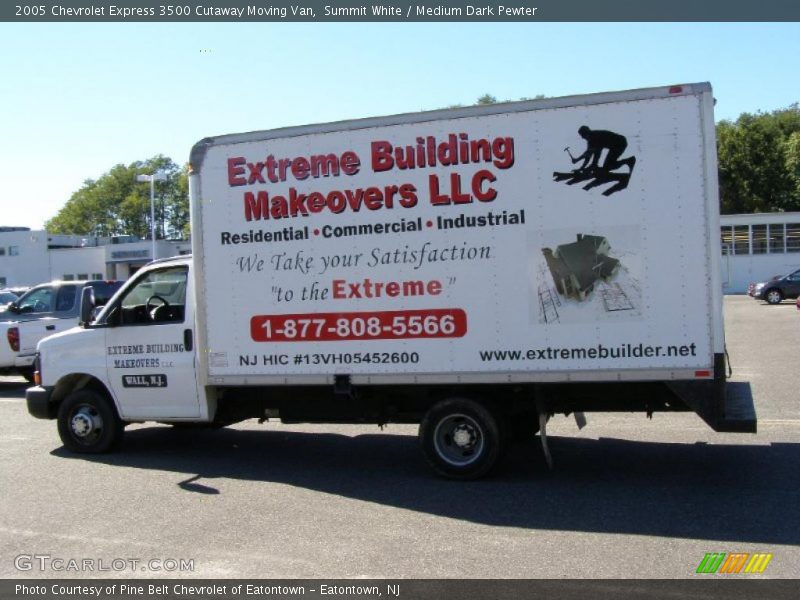 Summit White / Medium Dark Pewter 2005 Chevrolet Express 3500 Cutaway Moving Van