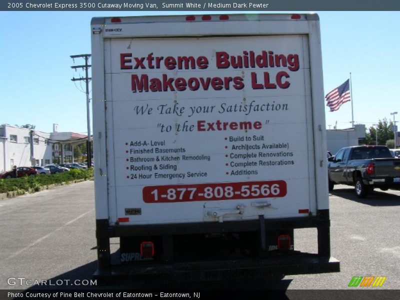 Summit White / Medium Dark Pewter 2005 Chevrolet Express 3500 Cutaway Moving Van