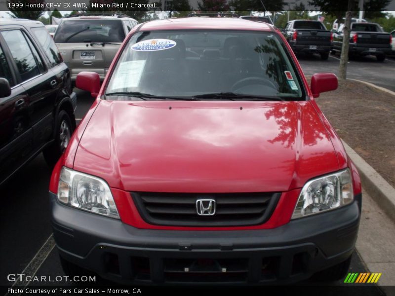 Milano Red / Charcoal 1999 Honda CR-V EX 4WD