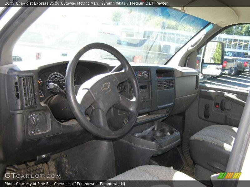 Summit White / Medium Dark Pewter 2005 Chevrolet Express 3500 Cutaway Moving Van