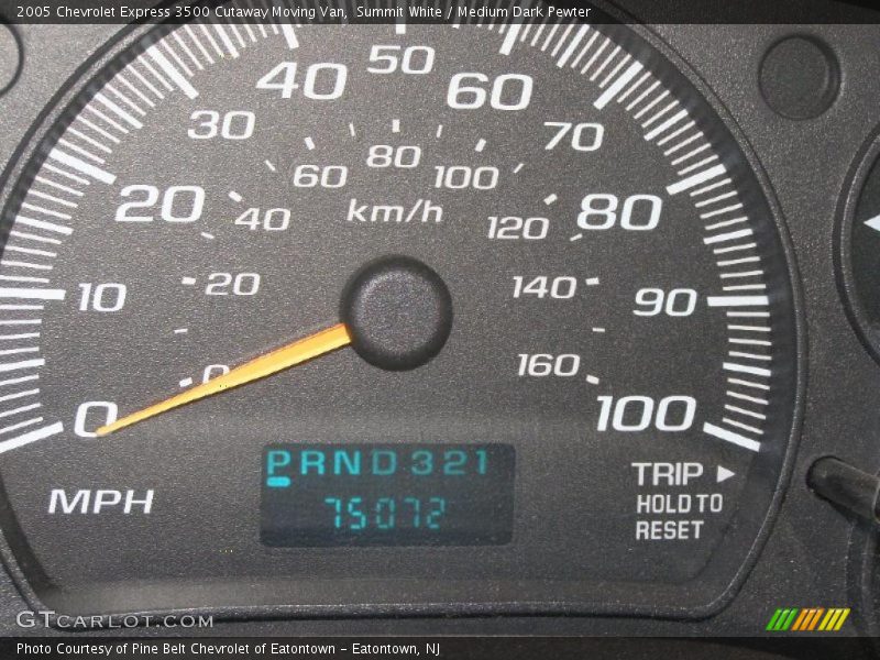 Summit White / Medium Dark Pewter 2005 Chevrolet Express 3500 Cutaway Moving Van