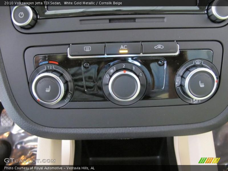 White Gold Metallic / Cornsilk Beige 2010 Volkswagen Jetta TDI Sedan