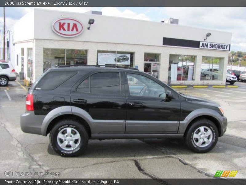 Ebony Black / Gray 2008 Kia Sorento EX 4x4
