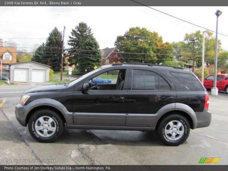 Ebony Black / Gray 2008 Kia Sorento EX 4x4