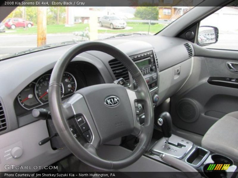 Ebony Black / Gray 2008 Kia Sorento EX 4x4