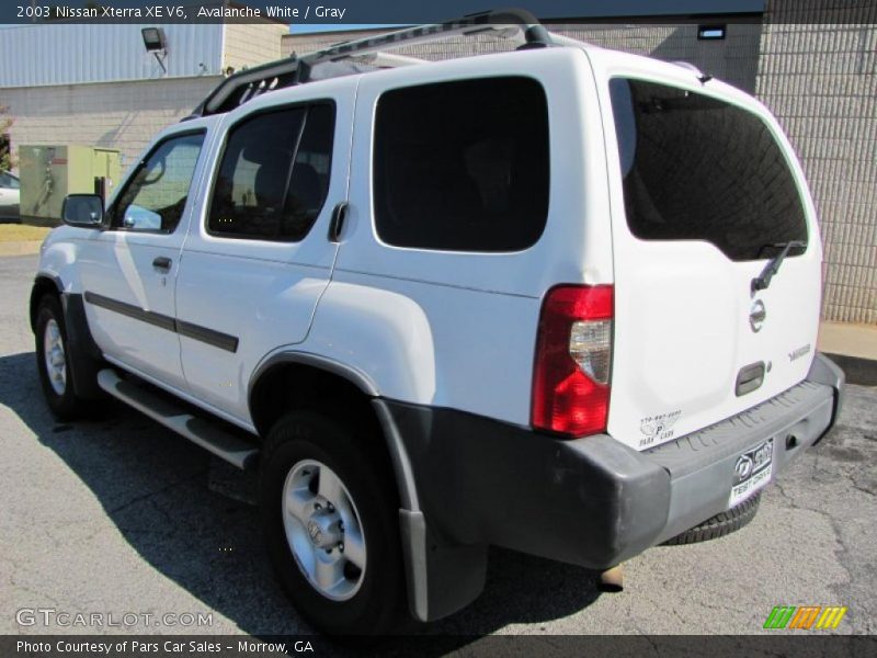 Avalanche White / Gray 2003 Nissan Xterra XE V6