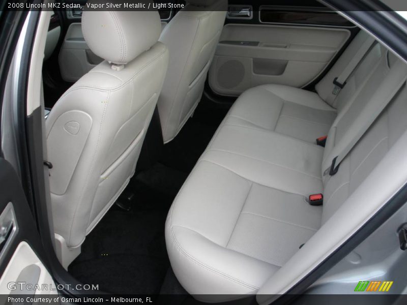 Vapor Silver Metallic / Light Stone 2008 Lincoln MKZ Sedan