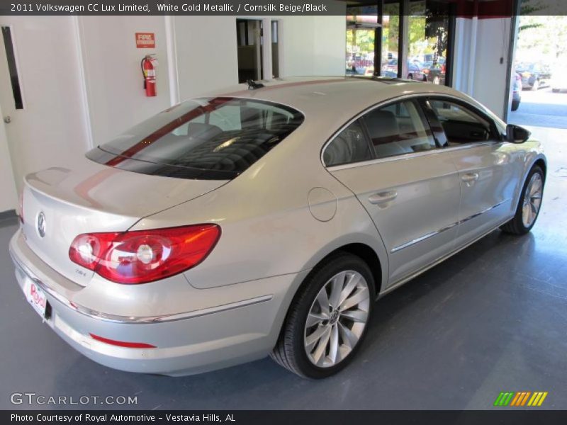 White Gold Metallic / Cornsilk Beige/Black 2011 Volkswagen CC Lux Limited