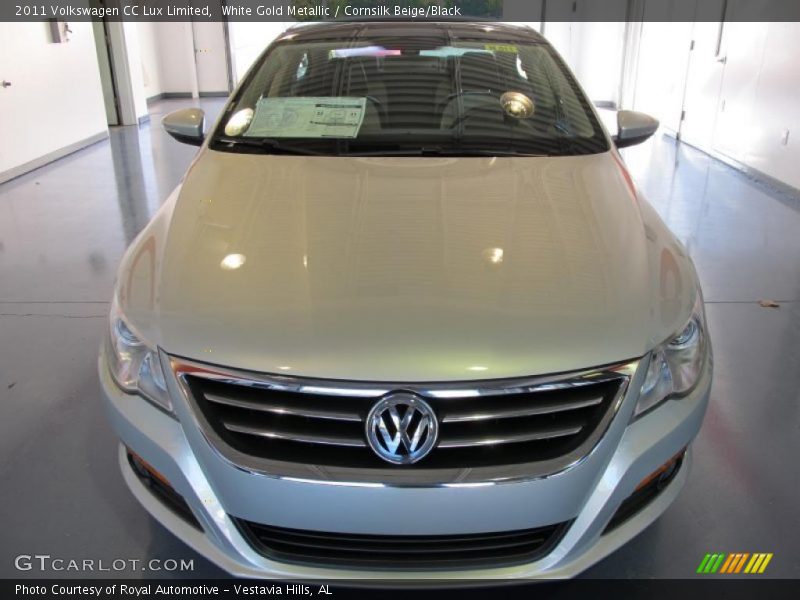 White Gold Metallic / Cornsilk Beige/Black 2011 Volkswagen CC Lux Limited