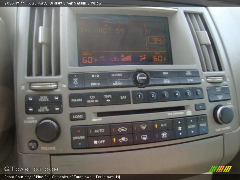 Brilliant Silver Metallic / Willow 2005 Infiniti FX 35 AWD