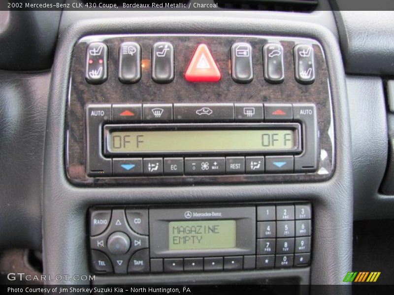 Controls of 2002 CLK 430 Coupe