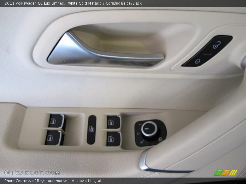 White Gold Metallic / Cornsilk Beige/Black 2011 Volkswagen CC Lux Limited