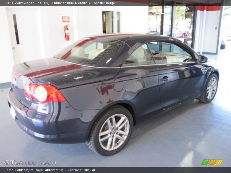 Thunder Blue Metallic / Cornsilk Beige 2011 Volkswagen Eos Lux