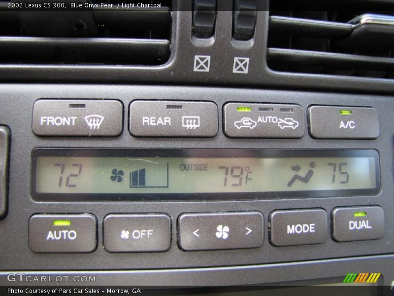 Blue Onyx Pearl / Light Charcoal 2002 Lexus GS 300