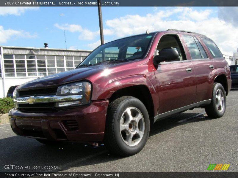 Bordeaux Red Metallic / Light Gray 2007 Chevrolet TrailBlazer LS