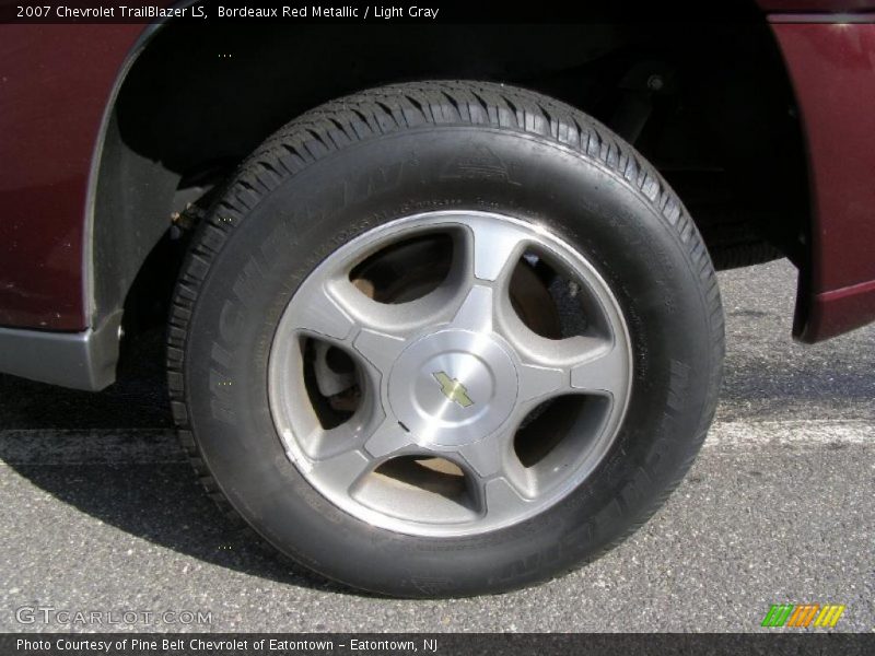 Bordeaux Red Metallic / Light Gray 2007 Chevrolet TrailBlazer LS