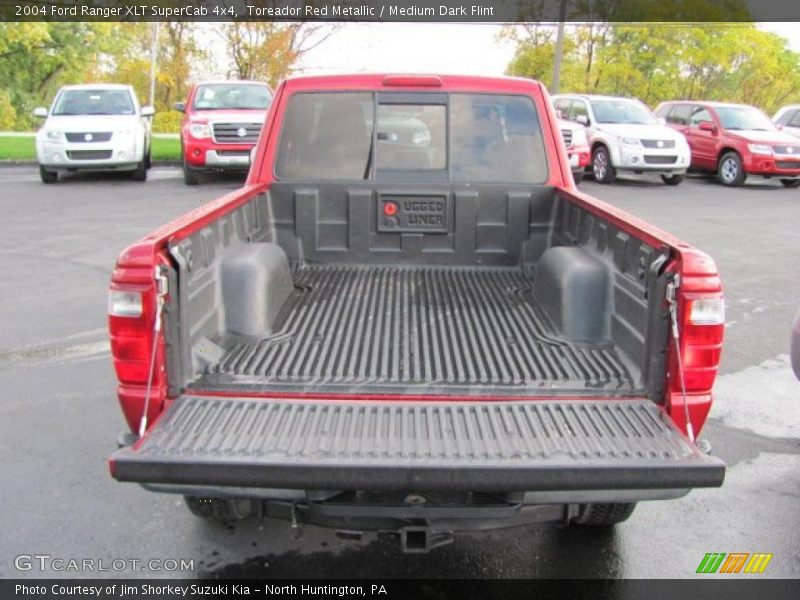 Toreador Red Metallic / Medium Dark Flint 2004 Ford Ranger XLT SuperCab 4x4