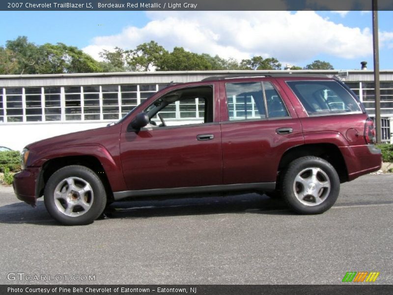 Bordeaux Red Metallic / Light Gray 2007 Chevrolet TrailBlazer LS