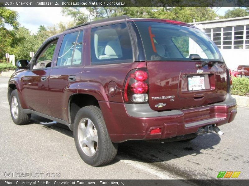 Bordeaux Red Metallic / Light Gray 2007 Chevrolet TrailBlazer LS