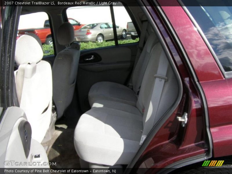 Bordeaux Red Metallic / Light Gray 2007 Chevrolet TrailBlazer LS