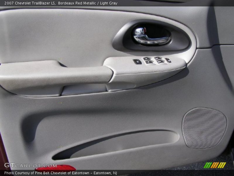 Bordeaux Red Metallic / Light Gray 2007 Chevrolet TrailBlazer LS