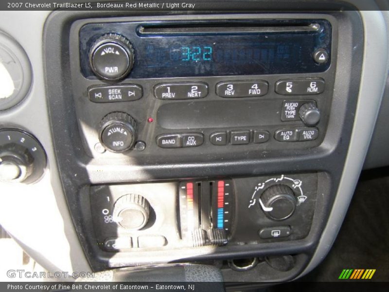 Bordeaux Red Metallic / Light Gray 2007 Chevrolet TrailBlazer LS