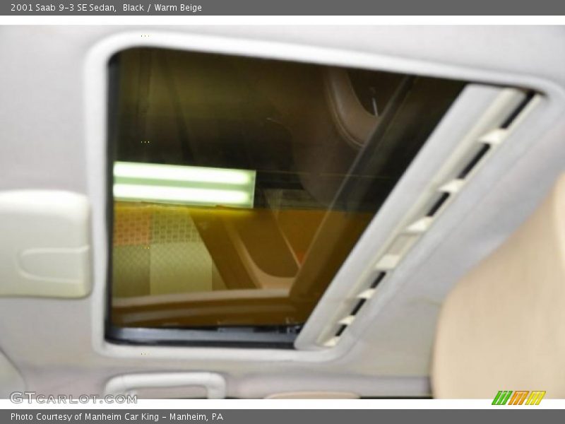 Black / Warm Beige 2001 Saab 9-3 SE Sedan