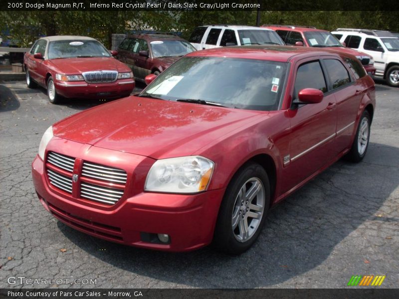 Inferno Red Crystal Pearl / Dark Slate Gray/Light Graystone 2005 Dodge Magnum R/T