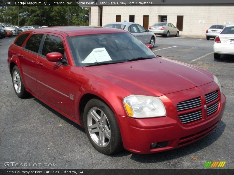 Inferno Red Crystal Pearl / Dark Slate Gray/Light Graystone 2005 Dodge Magnum R/T