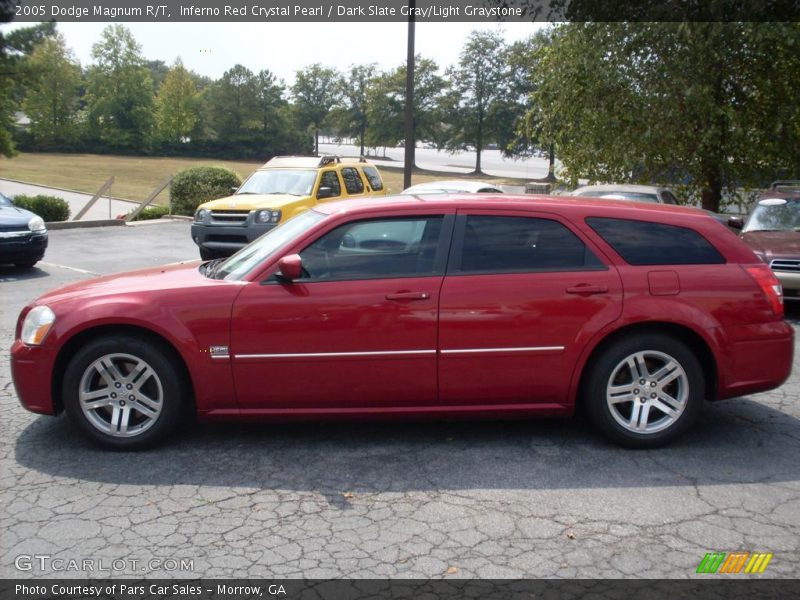 Inferno Red Crystal Pearl / Dark Slate Gray/Light Graystone 2005 Dodge Magnum R/T