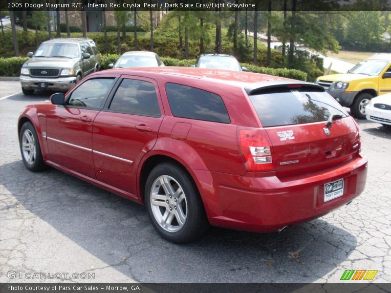 Inferno Red Crystal Pearl / Dark Slate Gray/Light Graystone 2005 Dodge Magnum R/T