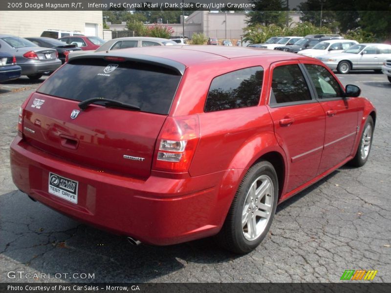 Inferno Red Crystal Pearl / Dark Slate Gray/Light Graystone 2005 Dodge Magnum R/T