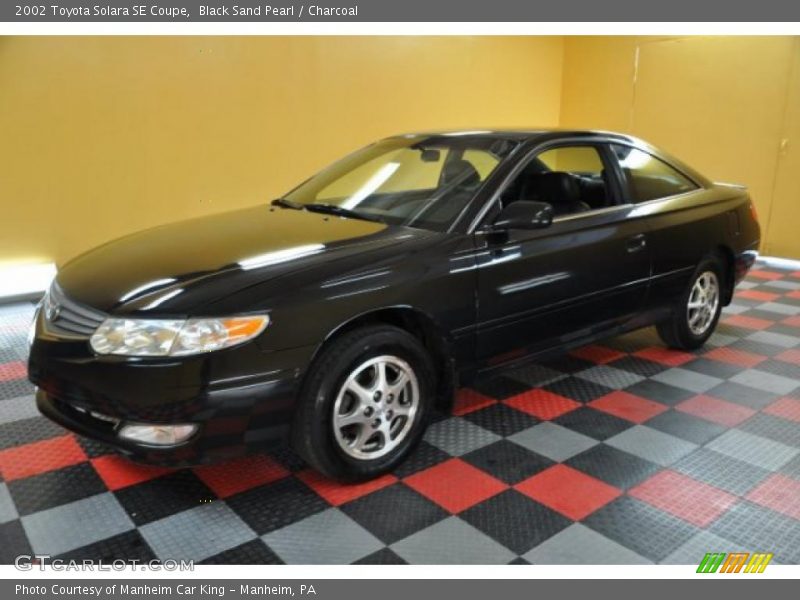 Black Sand Pearl / Charcoal 2002 Toyota Solara SE Coupe